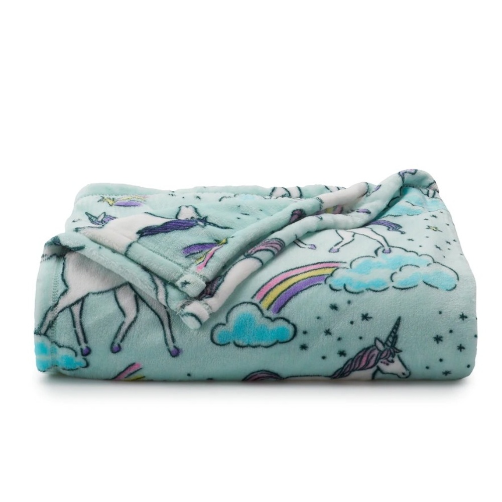 The Big One "Unicorn" Plush 5x6 ft Throw